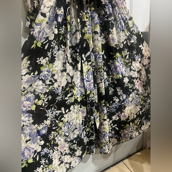 Floral maxi dress size 2X flower print - Picture 14 of 16